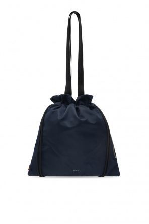 Carrying bag with practical zipper and shoulder straps